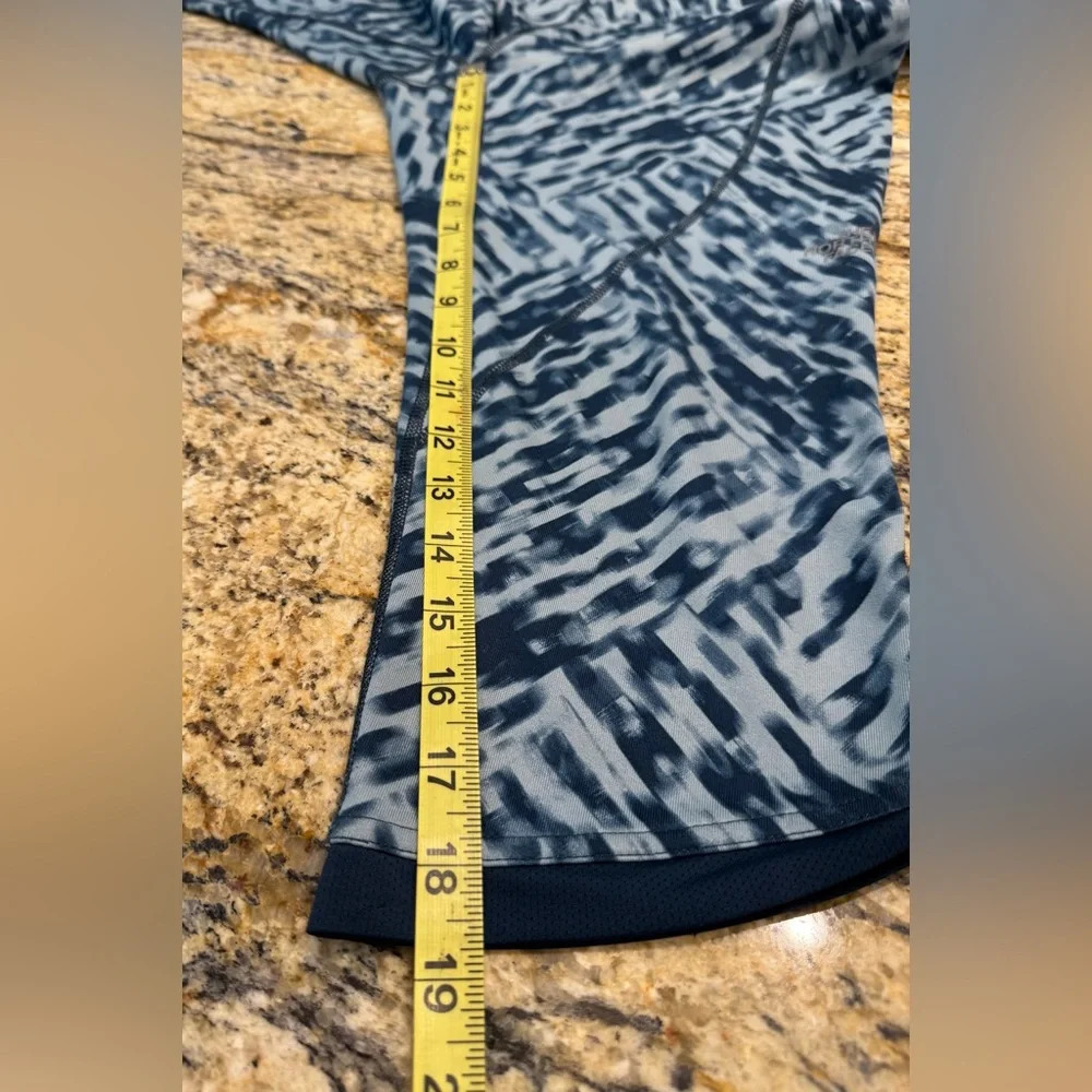 The North Face Motivation Printed Leggings Cropped Blue Women’s Size L - Picture 10 of 10